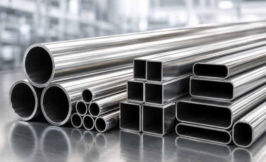 Jindal 200 series J4 J204 Cu and JSL AUS round square and rectangular stainless steel tubes
